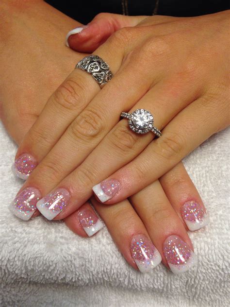 short glitter acrylic nails|short acrylic nails ideas.